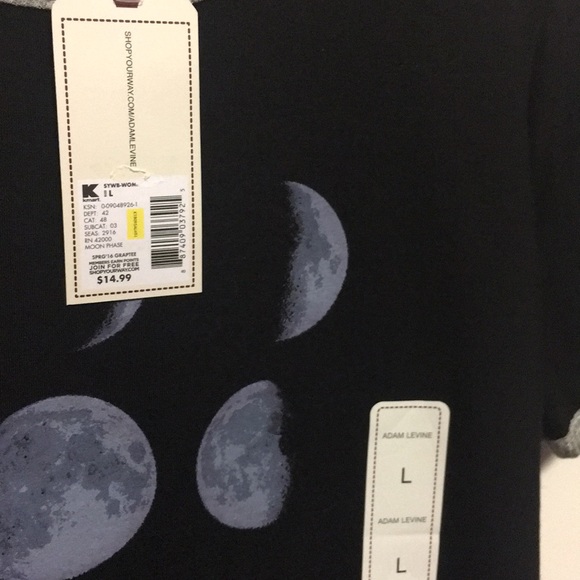 NEW Adam Levine Moon Phases T-Shirt - Picture 6 of 6